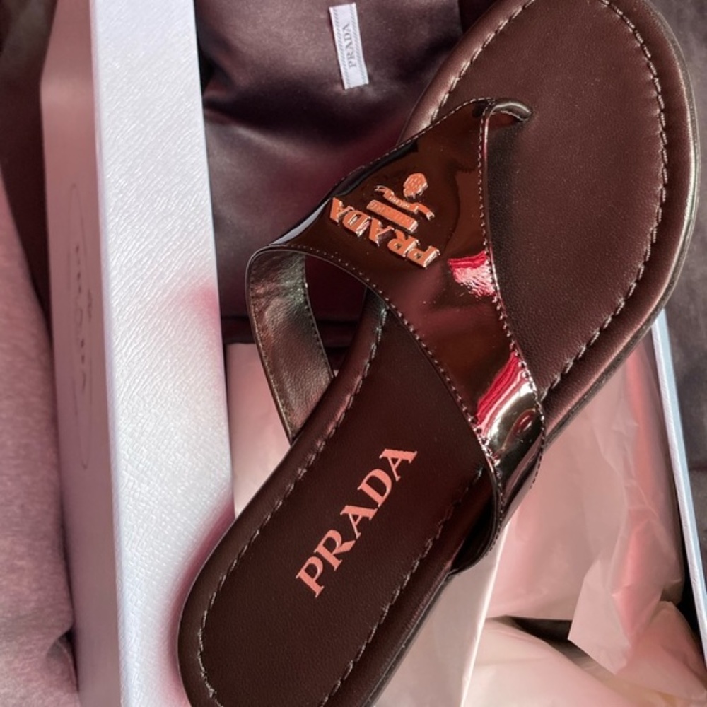 PRADA SANDALS/SLIDES - Picture 6 of 9